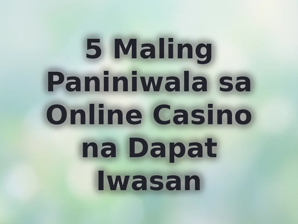 Gambling Myths